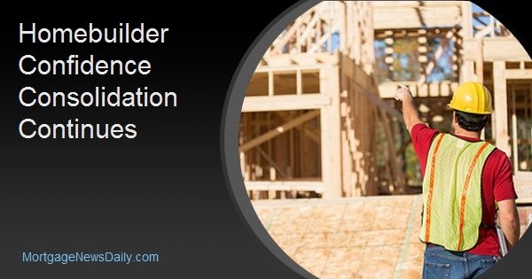 Homebuilder Confidence Consolidation Continues