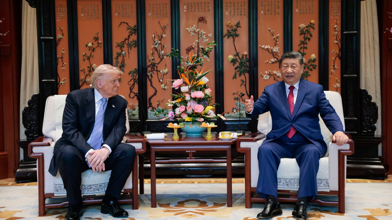 Trump leaves China after talks dominated by trade, oil and Taiwan