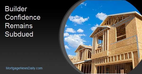Builder Confidence Remains Subdued