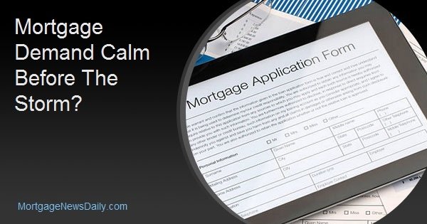 Mortgage Demand Calm Before The Storm?