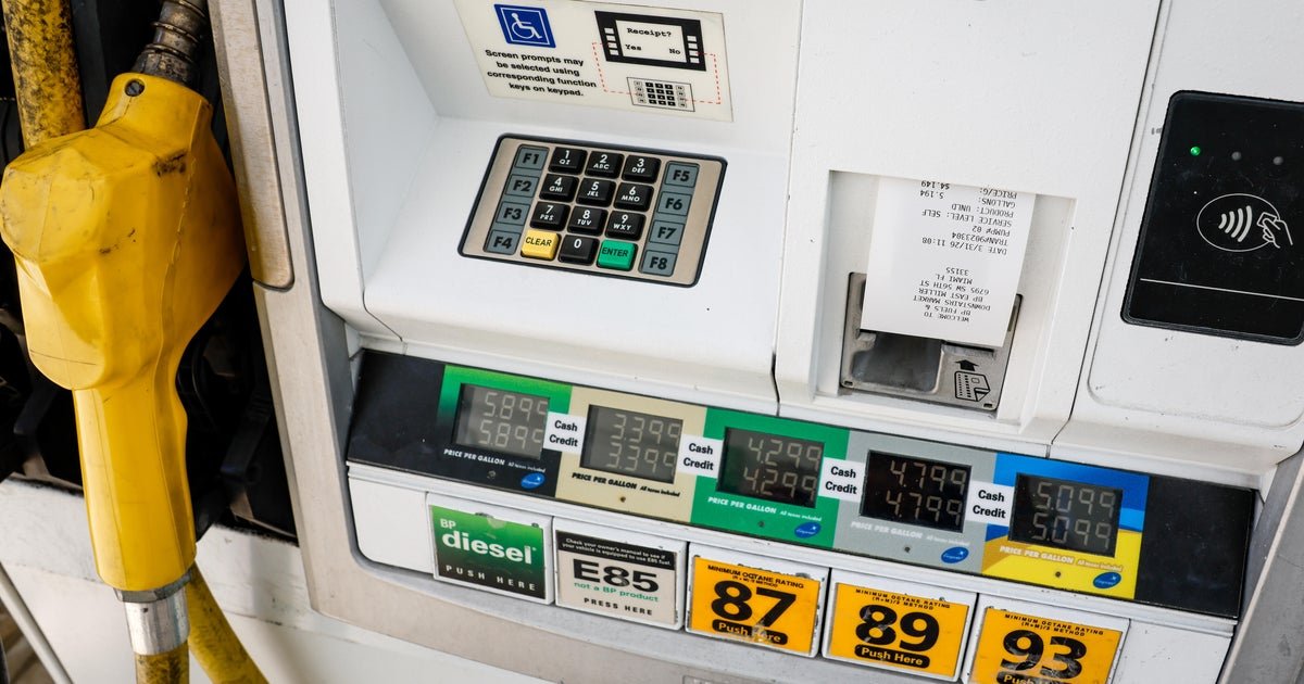 Gas prices hit $4.06 a gallon before Trump's prime-time address