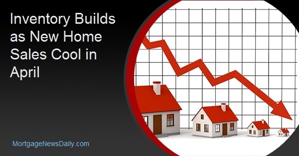 Inventory Builds as New Home Sales Cool in April
